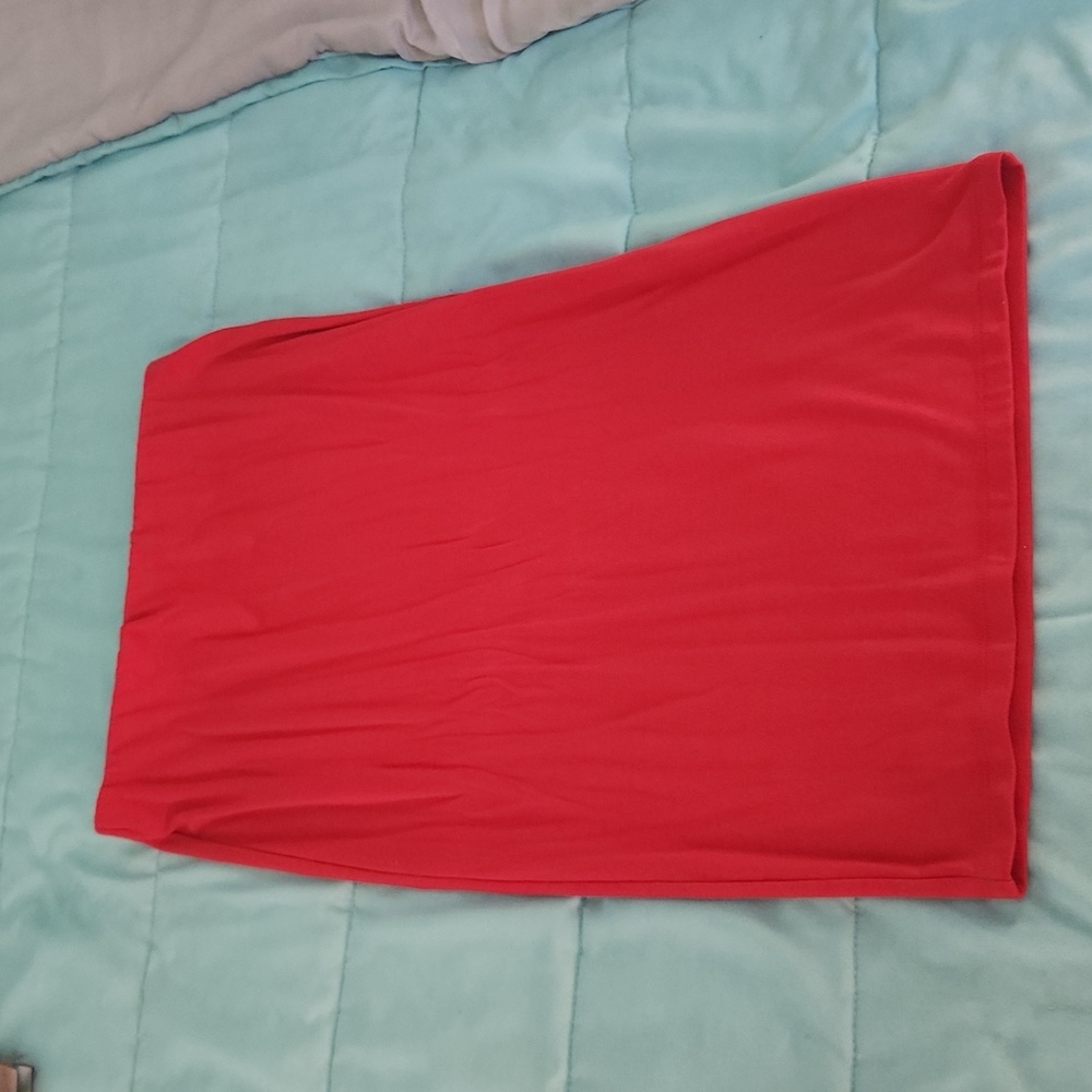 Red skirt